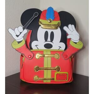 Mickey Mouse The Band Concert Loungefly Backpack Disney 100 Decades NEW